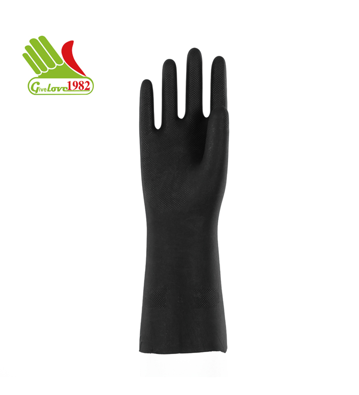 黑色氯丁橡胶工业手套